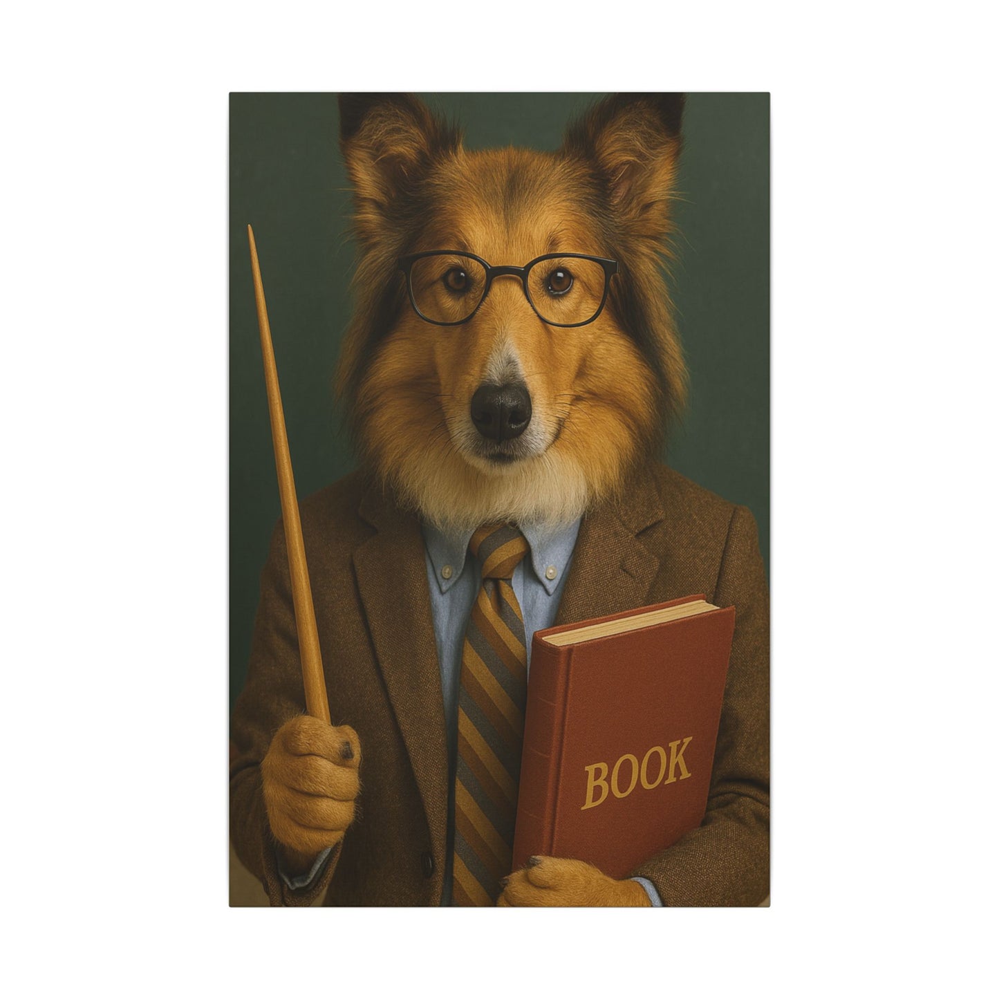 Professor Paws-Fantasy Dog Portraits - Fantasy Dog Portraits