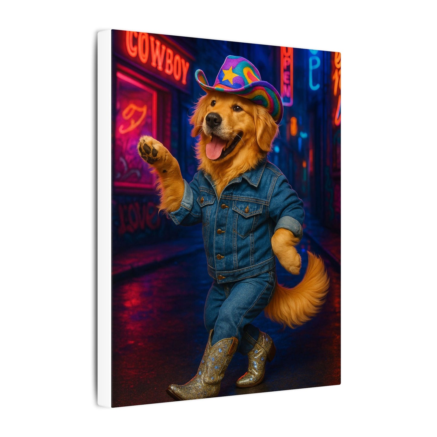 Canine Cowboy Chic-Fantasy Dog Portraits - Fantasy Dog Portraits