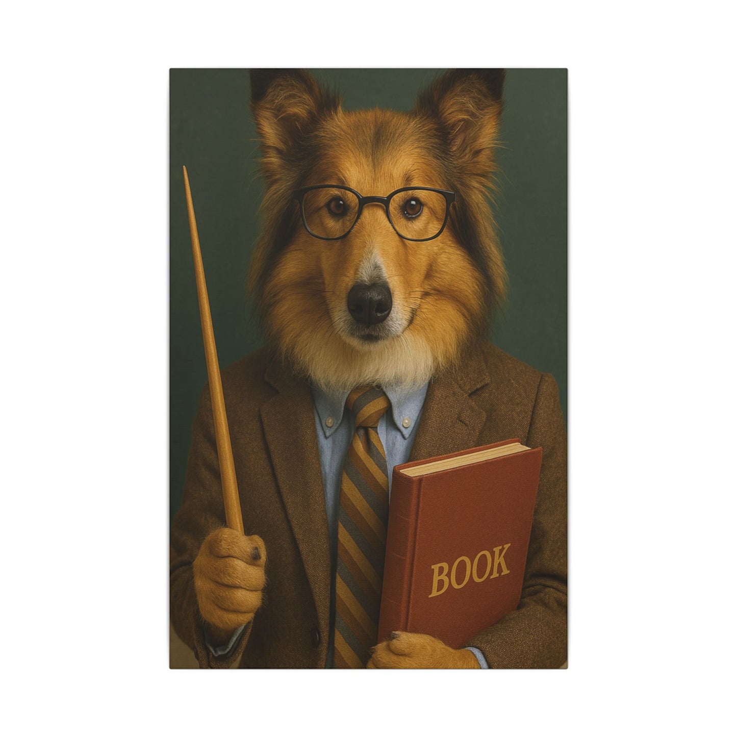 Professor Paws-Fantasy Dog Portraits - Fantasy Dog Portraits
