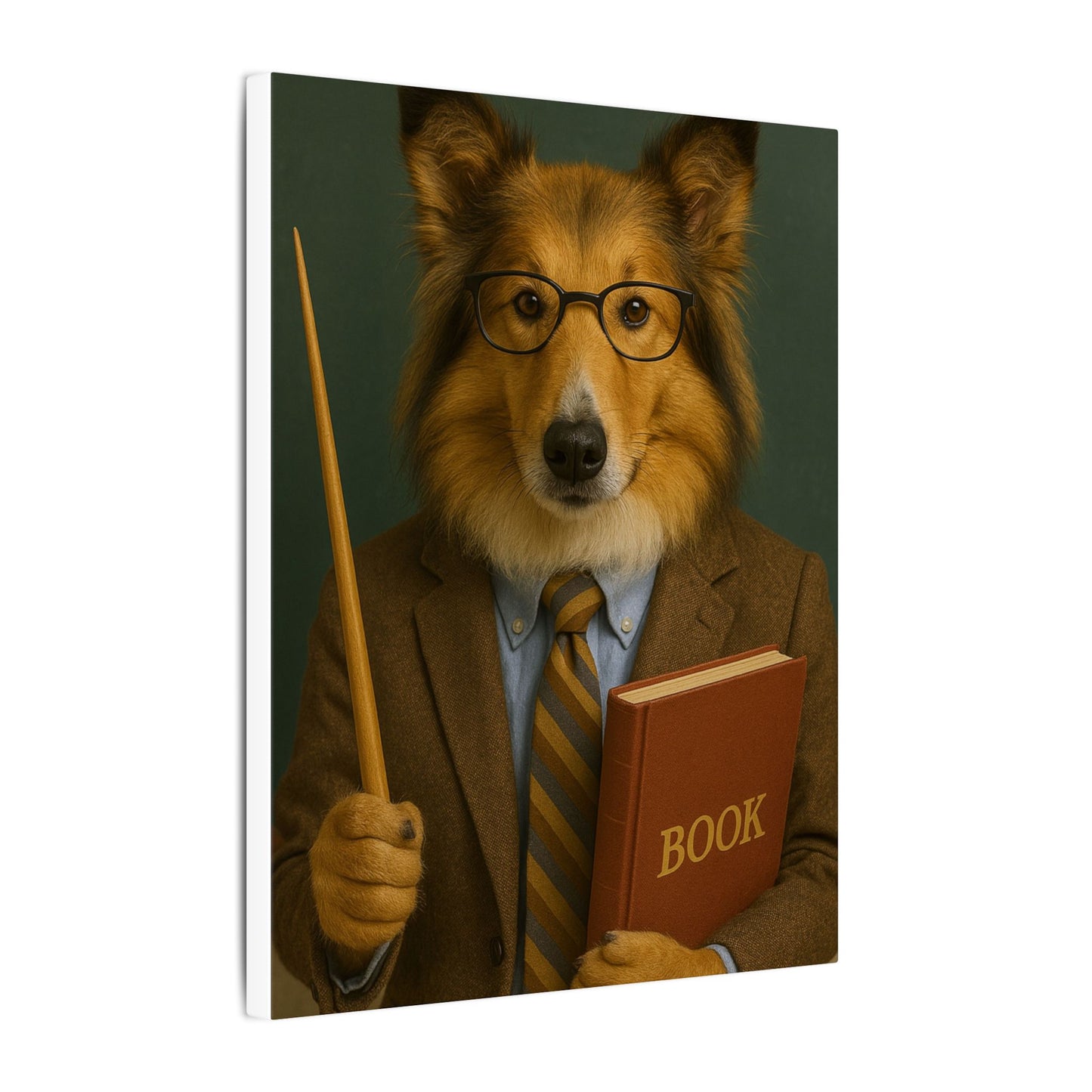 Professor Paws-Fantasy Dog Portraits - Fantasy Dog Portraits