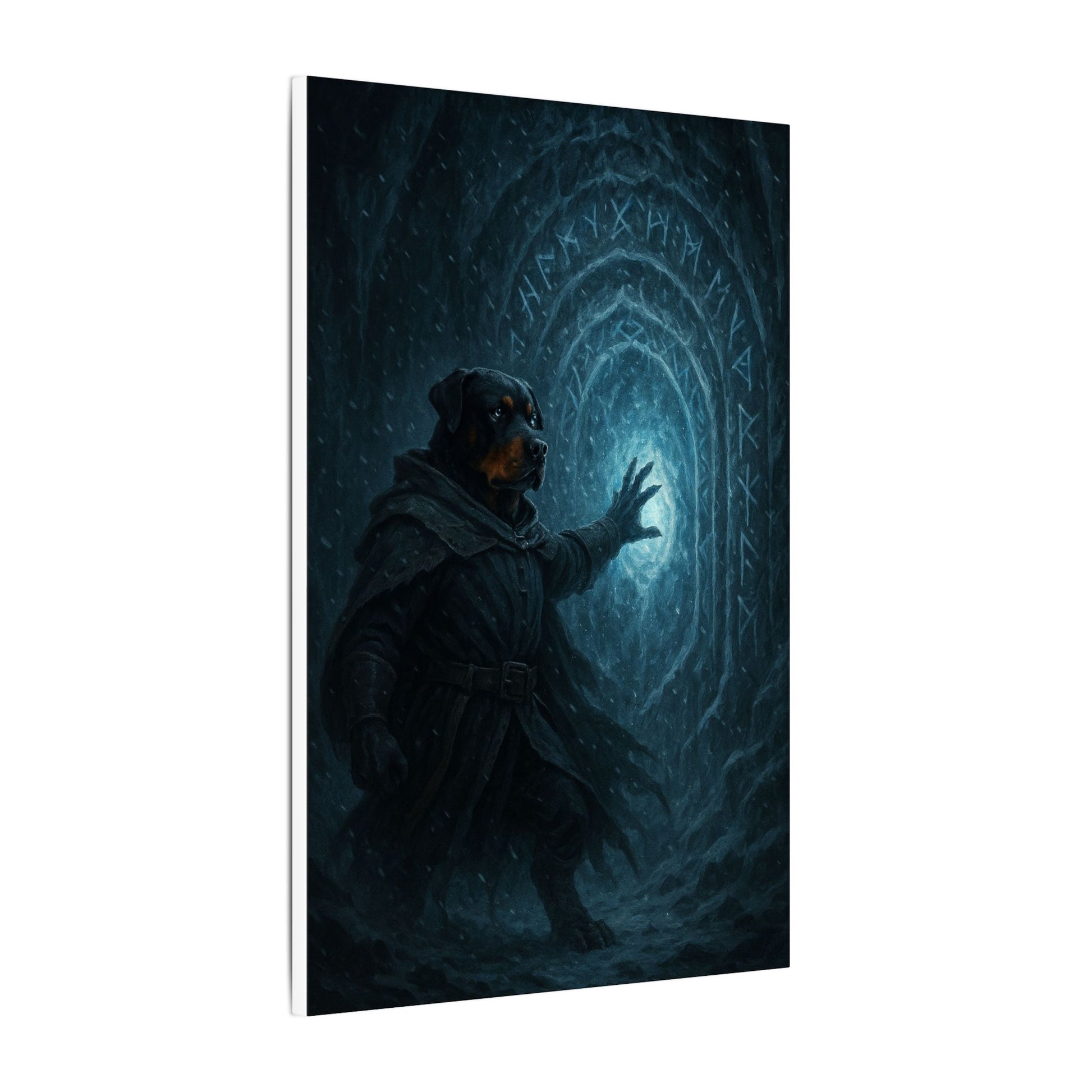 Threshold of Frost-Fantasy Dog Portraits - Fantasy Dog Portraits
