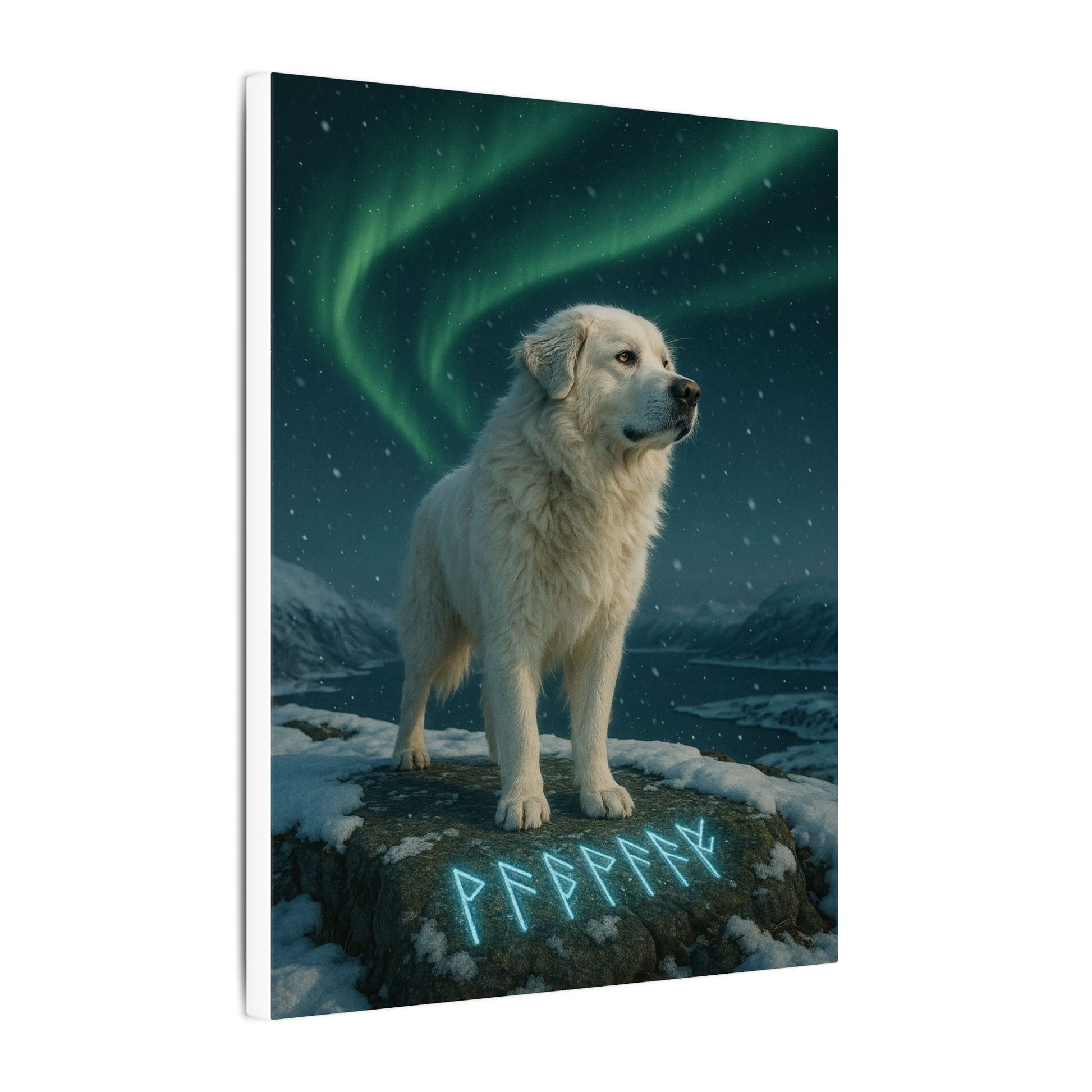 Guardian of the Aurora-Fantasy Dog Portraits - Fantasy Dog Portraits