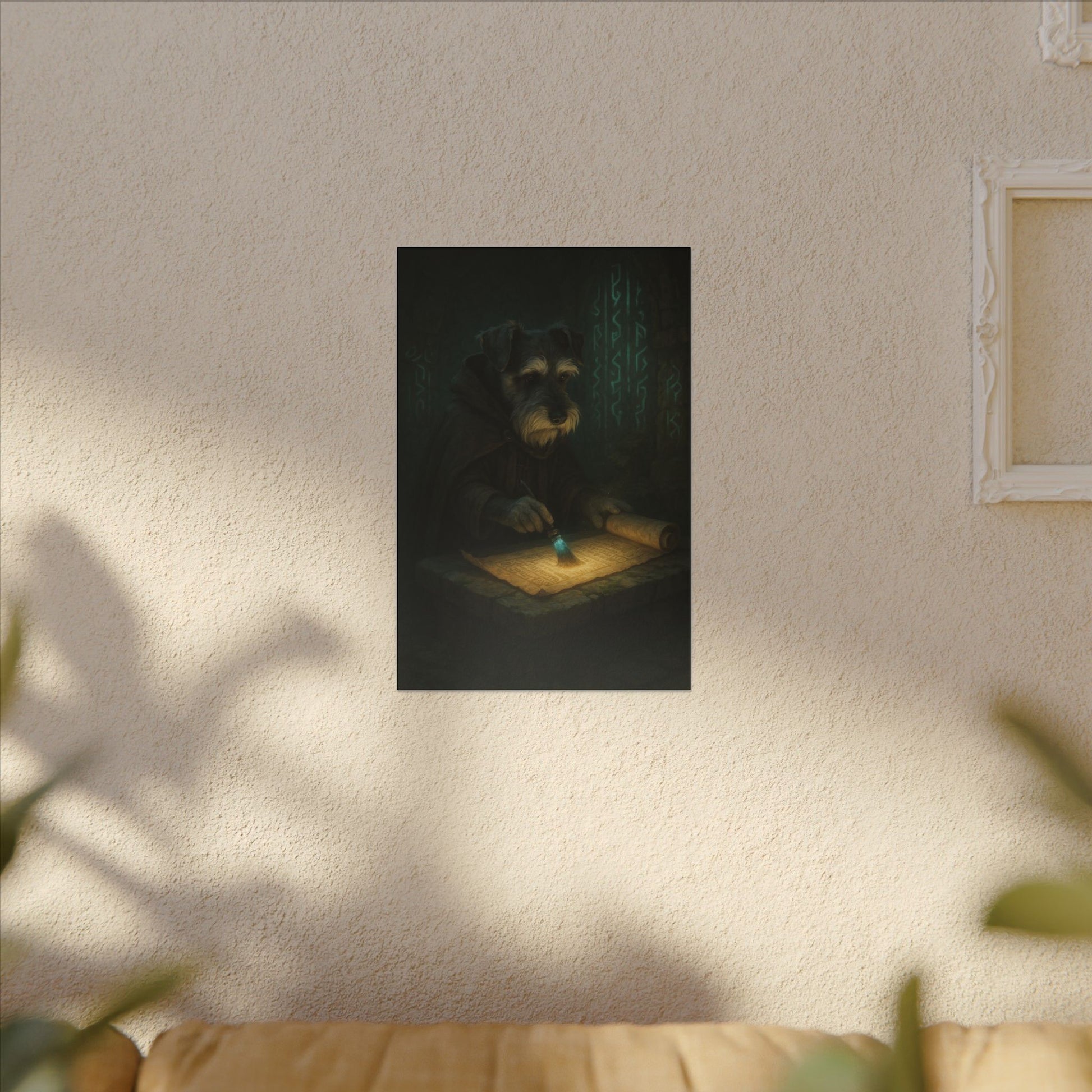 The Mystic Scribe-Fantasy Dog Portraits - Fantasy Dog Portraits