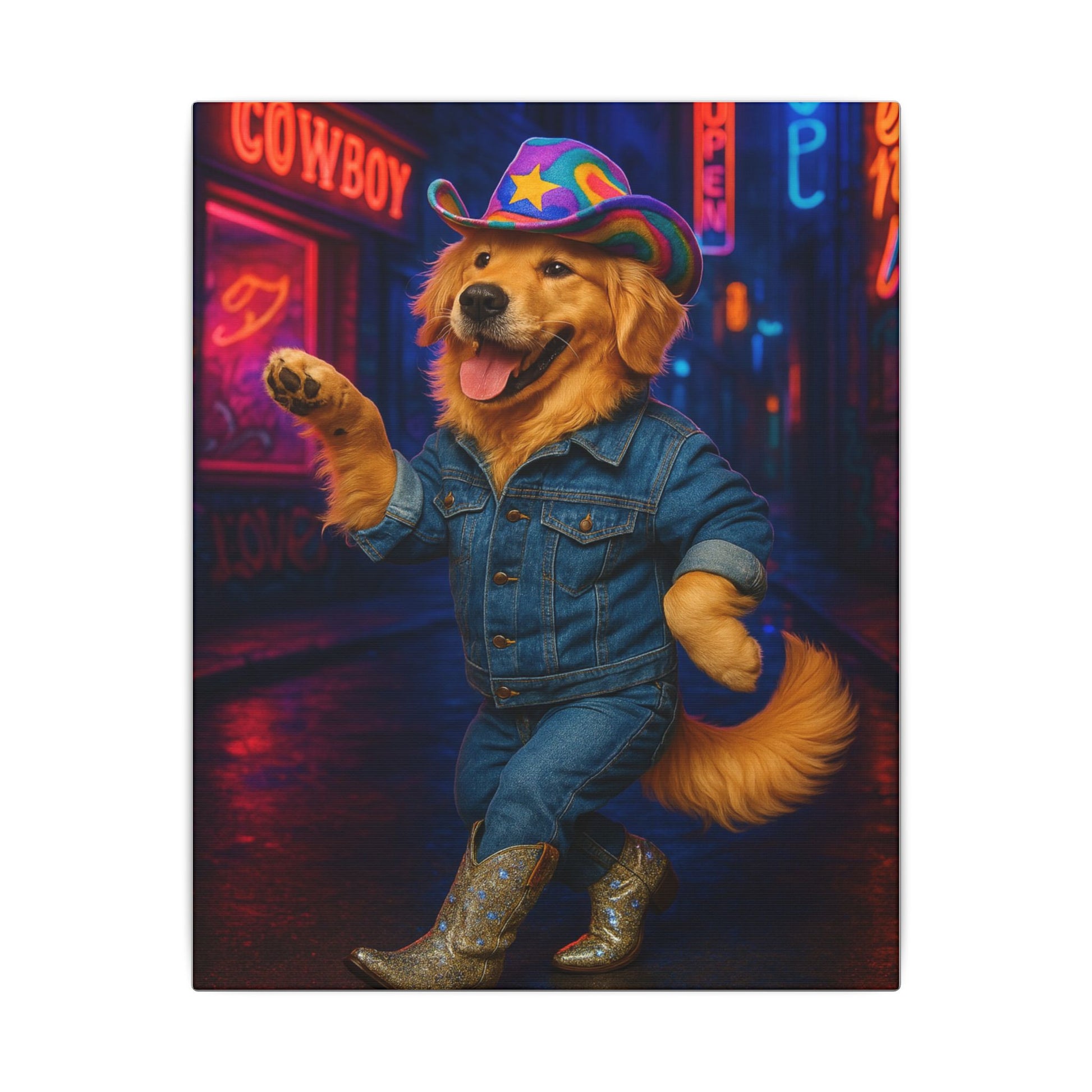 Canine Cowboy Chic-Fantasy Dog Portraits - Fantasy Dog Portraits