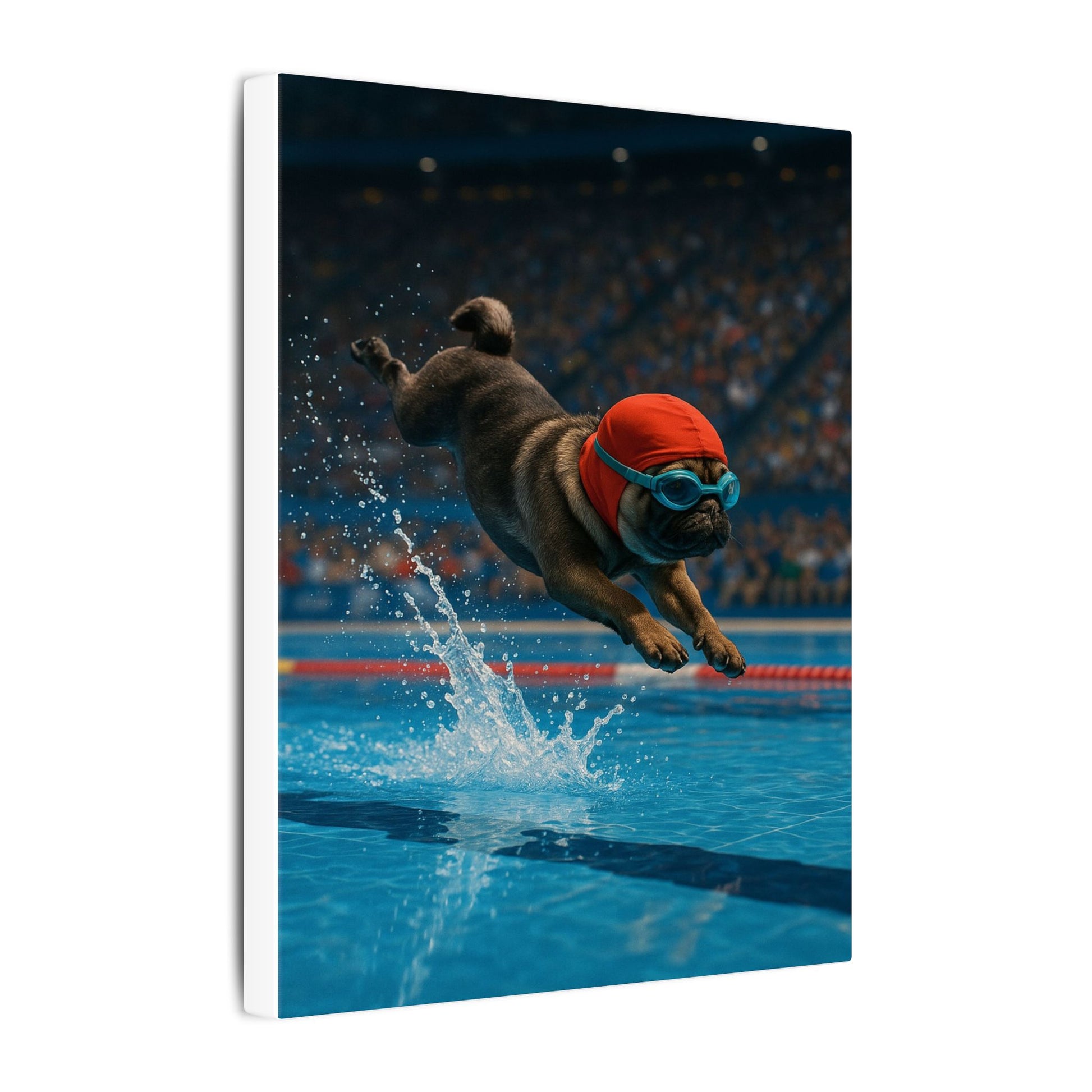 Pug Splash-Fantasy Dog Portraits - Fantasy Dog Portraits