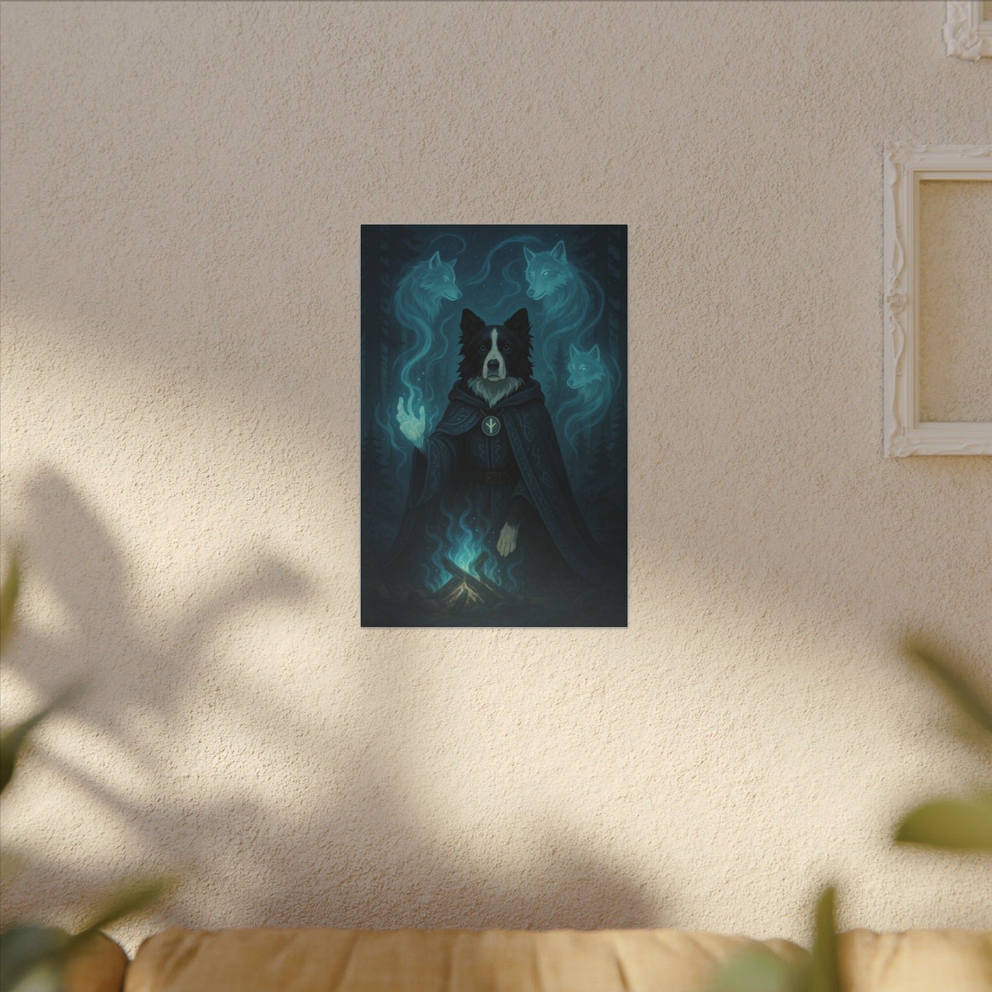 Mystical Canine Guardian-Fantasy Dog Portraits - Fantasy Dog Portraits