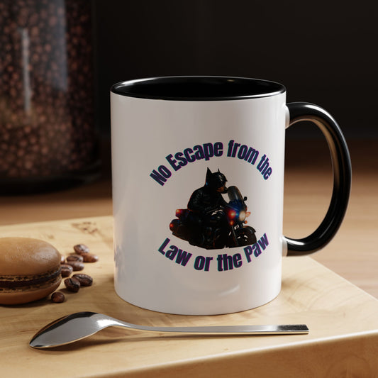 motorcycle cop Mug-Fantasy Dog Portraits - Fantasy Dog Portraits