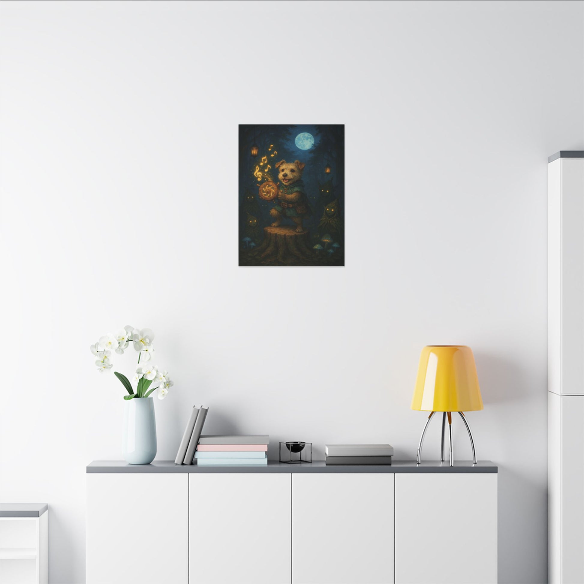 Moonlit Maestro-Fantasy Dog Portraits - Fantasy Dog Portraits