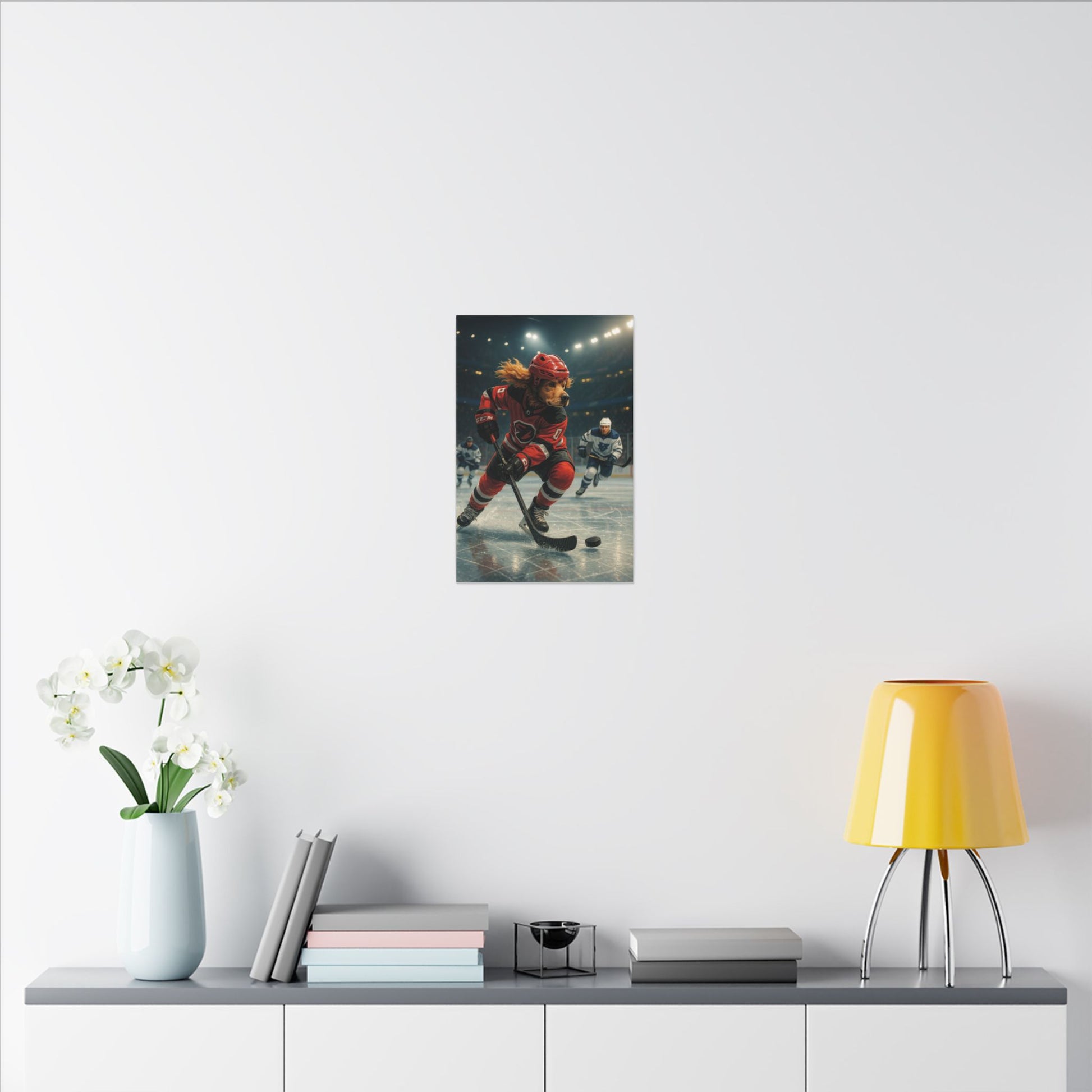 Golden Striker-Fantasy Dog Portraits - Fantasy Dog Portraits