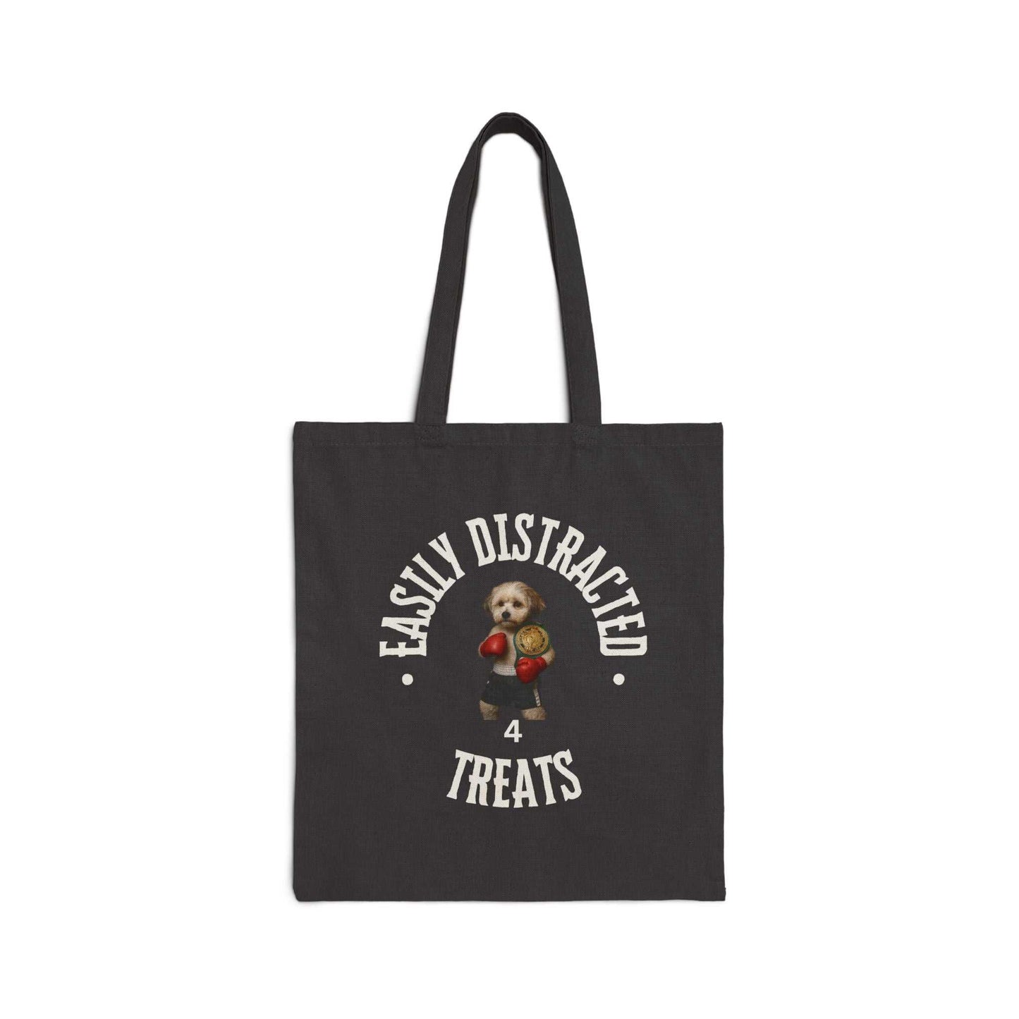 Cute Animal Lover Tote Bag, Easy Distracted Treats Canvas, Eco-Friendly Shopping, Beach, Gift for Pet Owners, Everyday Use - Fantasy Dog Portraits