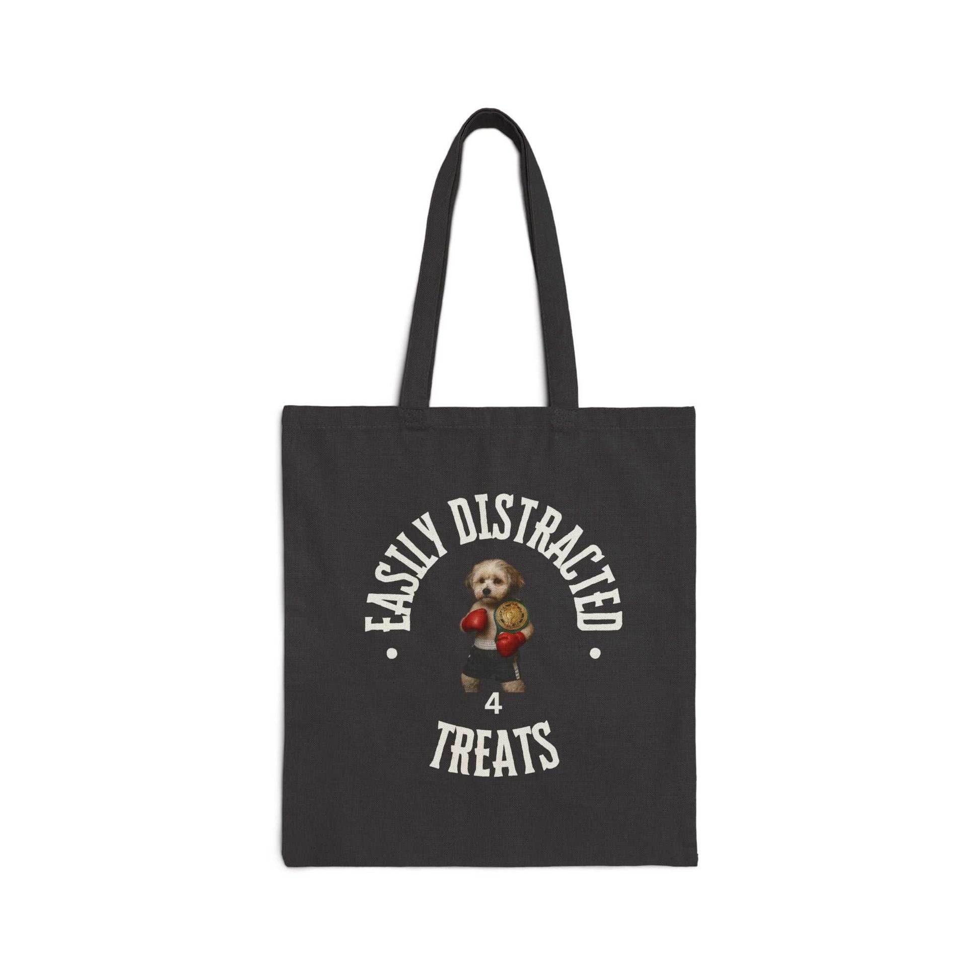 Cute Animal Lover Tote Bag, Easy Distracted Treats Canvas, Eco-Friendly Shopping, Beach, Gift for Pet Owners, Everyday Use - Fantasy Dog Portraits