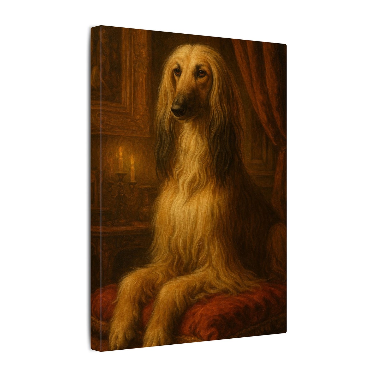 Regal Afghan-Fantasy Dog Portraits - Fantasy Dog Portraits