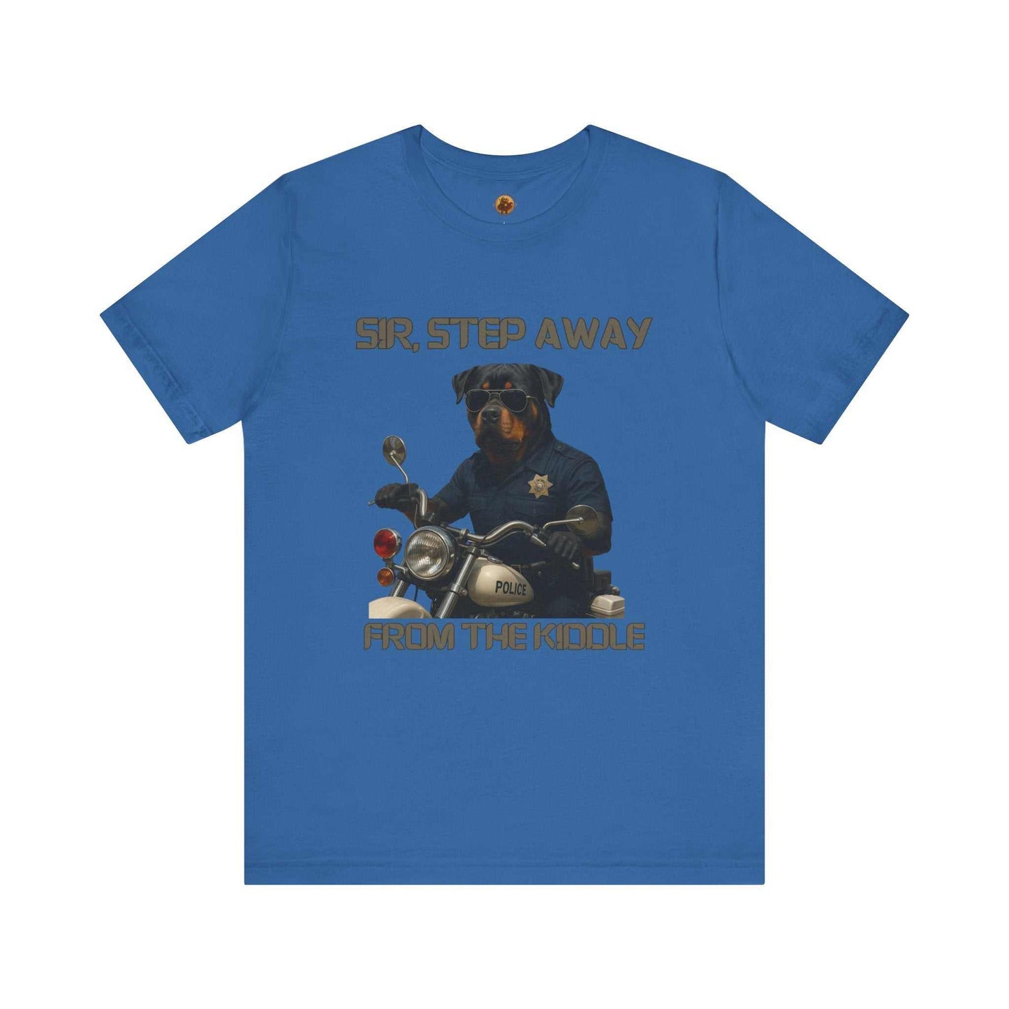 Funny Dog Police Tee, Unisex Humor Shirt, Gift for Dog Lovers, Pet Owner Humor, Casual Wear, Novelty T-Shirt - Fantasy Dog Portraits