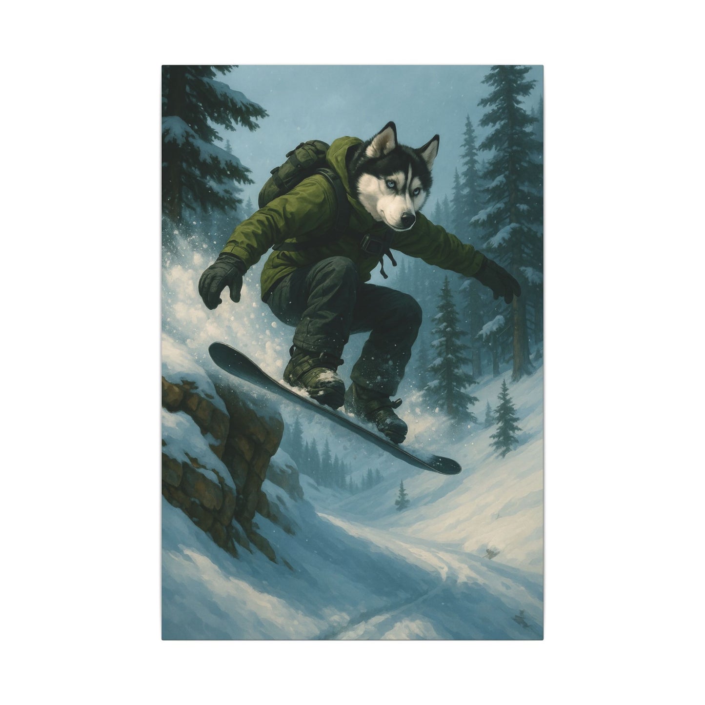 Snowbound Adventure-Fantasy Dog Portraits - Fantasy Dog Portraits