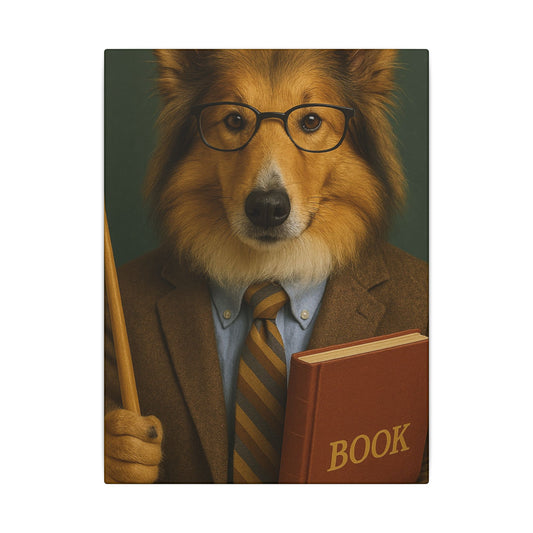 Professor Paws-Fantasy Dog Portraits - Fantasy Dog Portraits