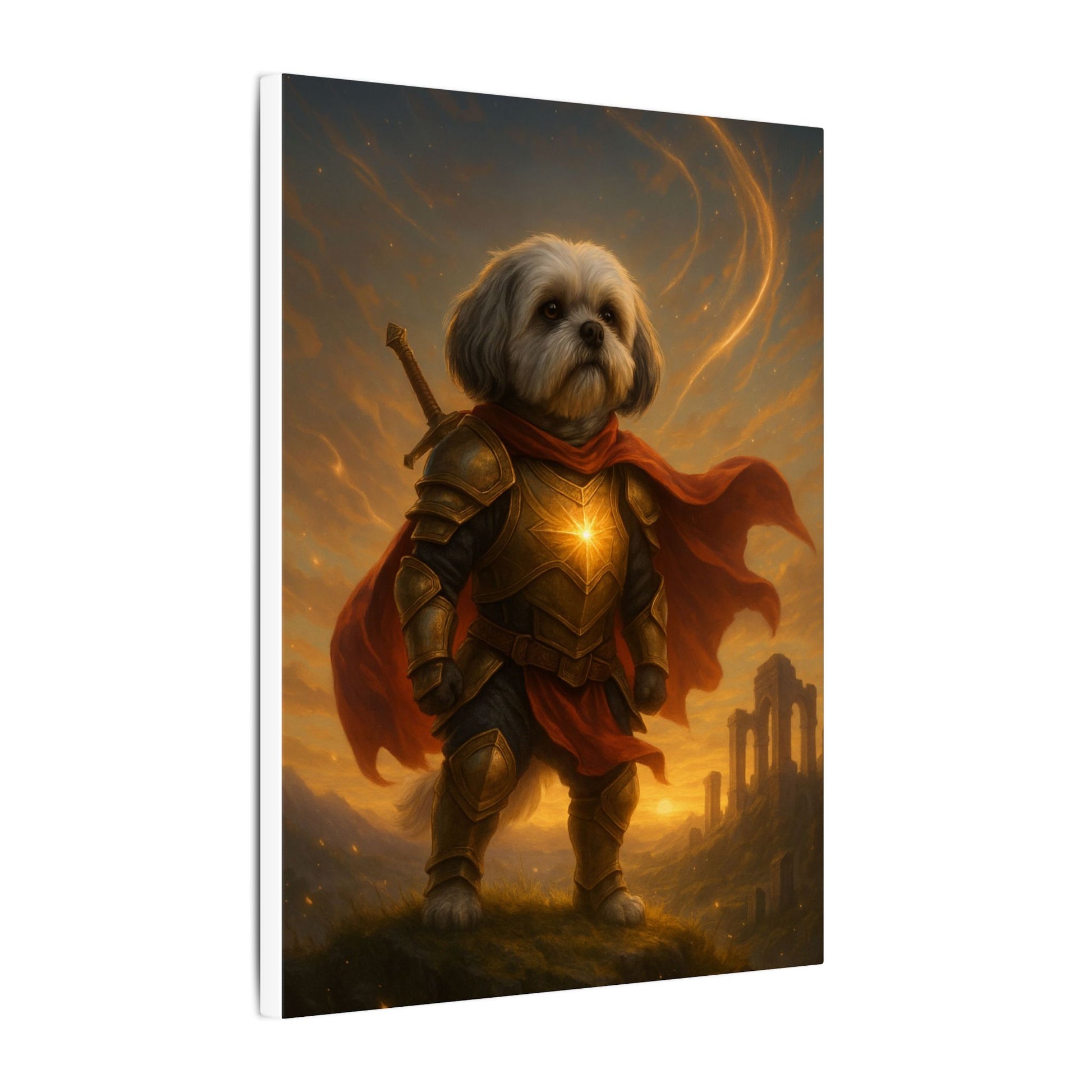 Shih Tzu Sentinel-Fantasy Dog Portraits - Fantasy Dog Portraits