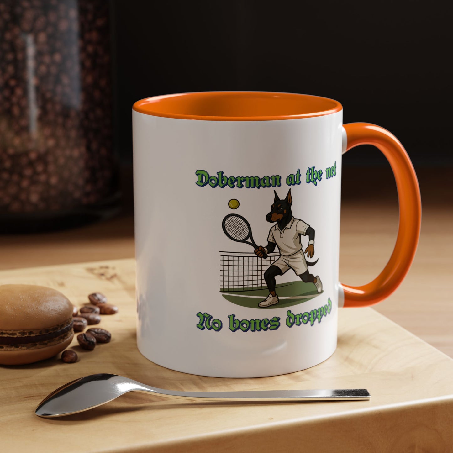 Doberman at the Net-Fantasy Dog Portraits