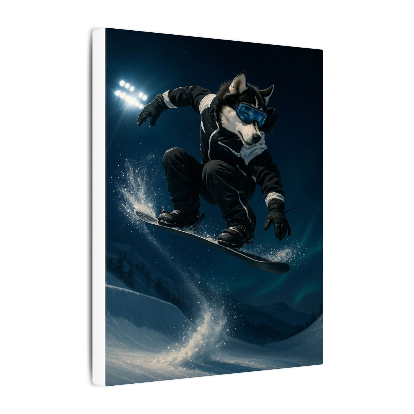 Husky Boarder-Fantasy Dog Portraits - Fantasy Dog Portraits