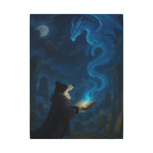 Moonlit Conjuring-Fantasy Dog Portraits - Fantasy Dog Portraits