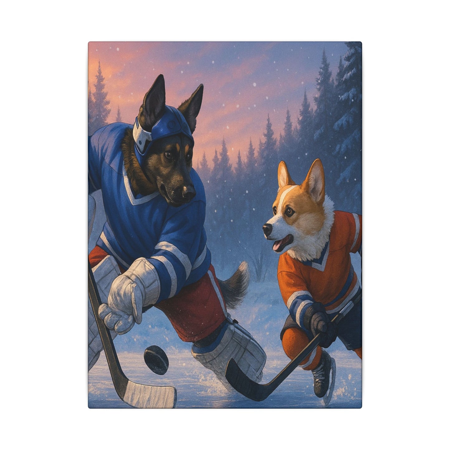 Paws on Ice-Fantasy Dog Portraits - Fantasy Dog Portraits