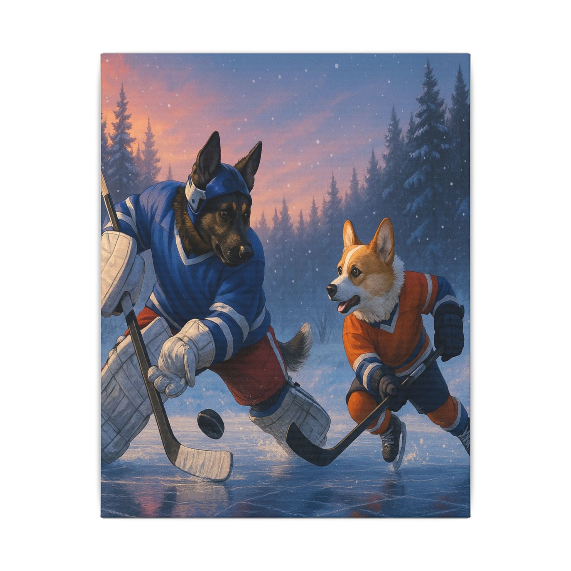 Paws on Ice-Fantasy Dog Portraits - Fantasy Dog Portraits