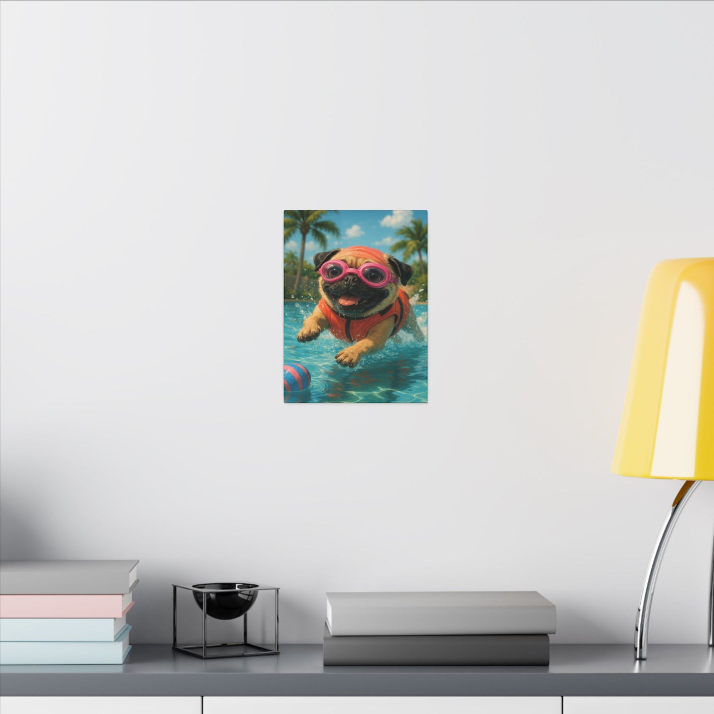 Summer Pool Party-Fantasy Dog Portraits - Fantasy Dog Portraits