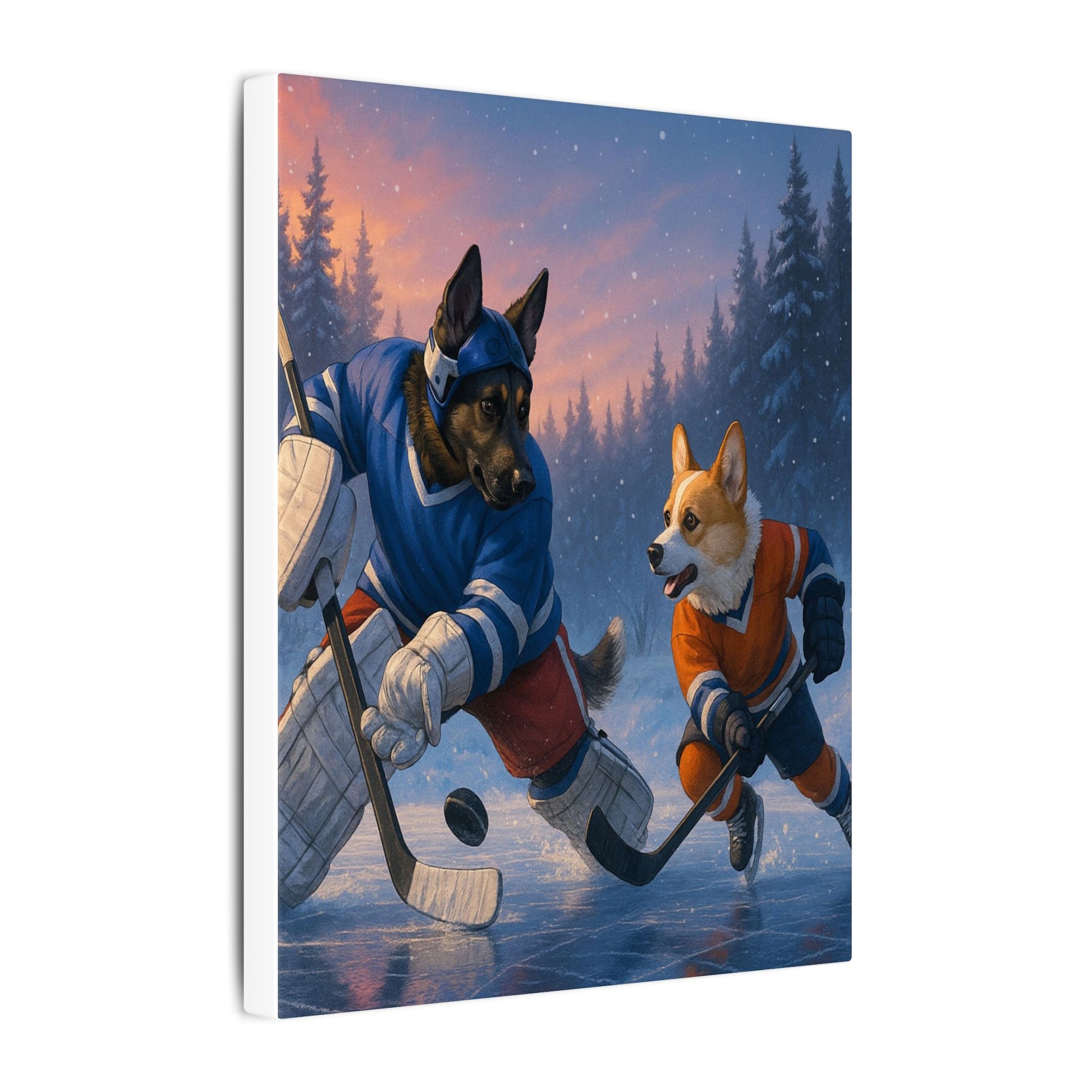 Paws on Ice-Fantasy Dog Portraits - Fantasy Dog Portraits