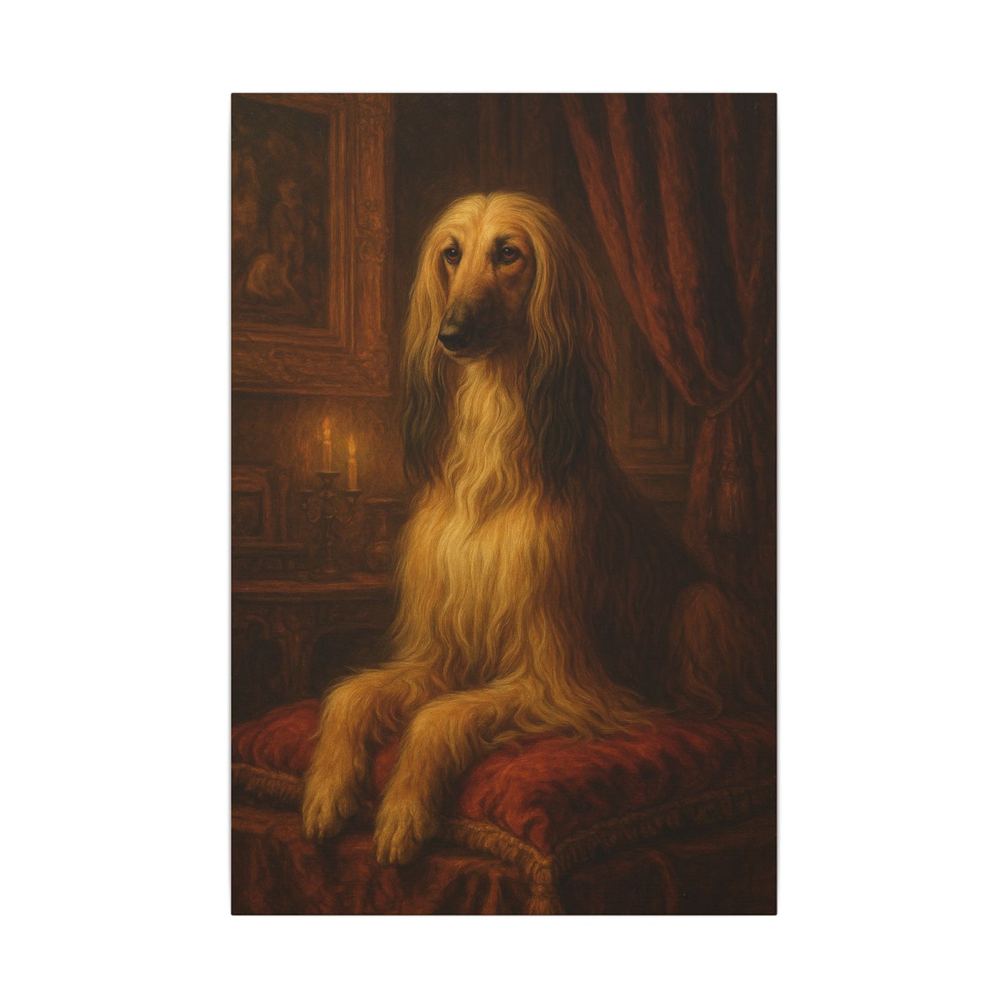 Regal Afghan-Fantasy Dog Portraits - Fantasy Dog Portraits
