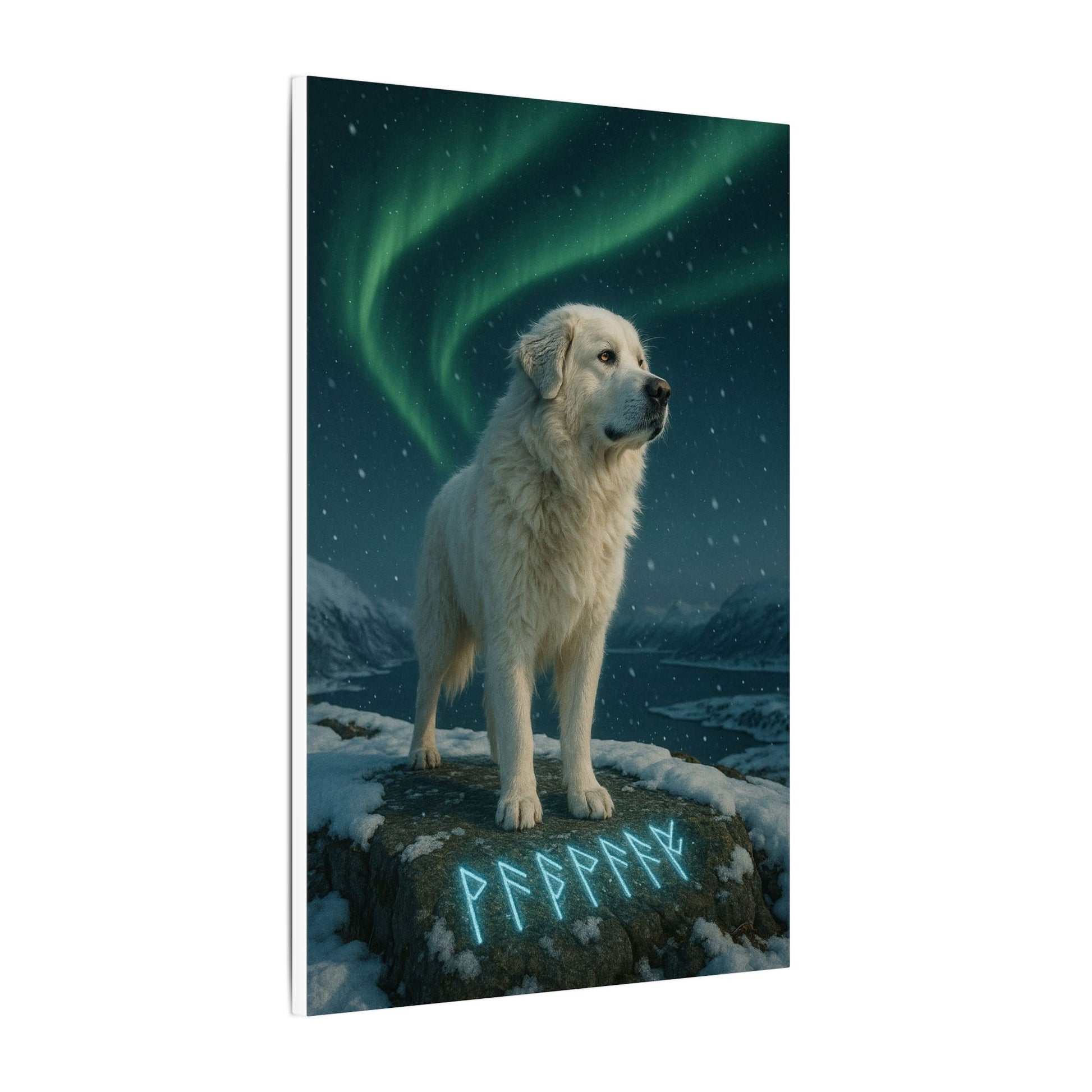 Guardian of the Aurora-Fantasy Dog Portraits - Fantasy Dog Portraits