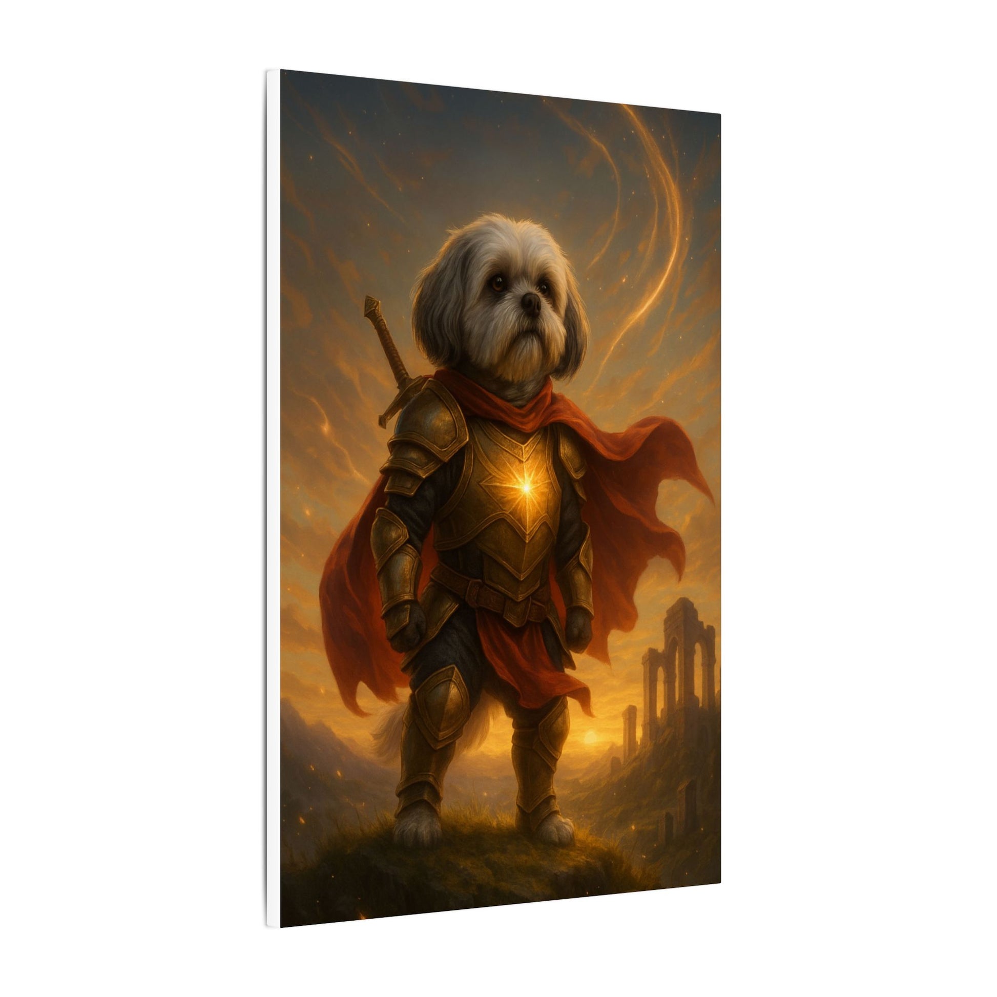 Shih Tzu Sentinel-Fantasy Dog Portraits - Fantasy Dog Portraits