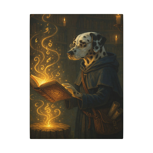 Studious Canine Wizard-Fantasy Dog Portraits - Fantasy Dog Portraits