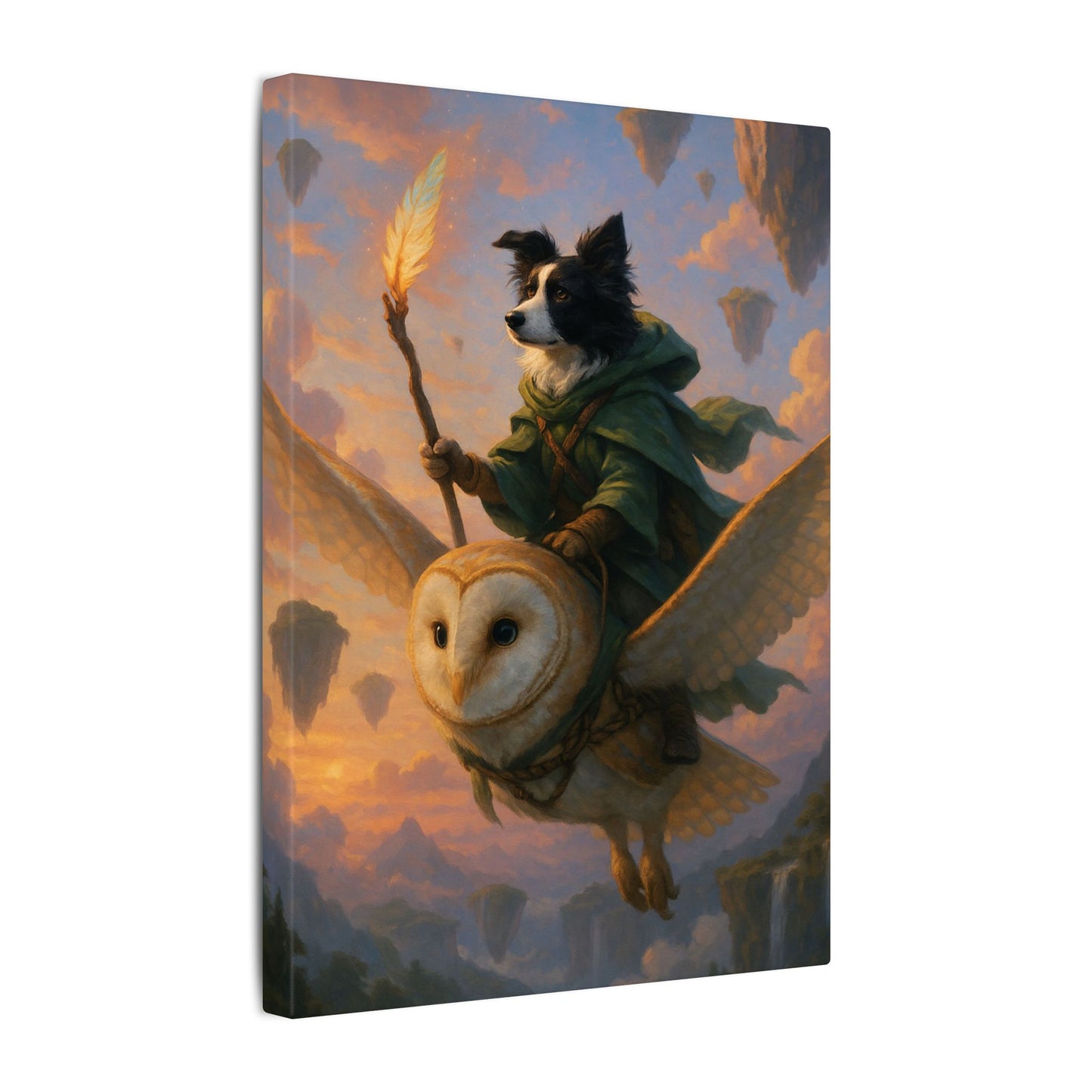 Skyward Companions-Fantasy Dog Portraits - Fantasy Dog Portraits
