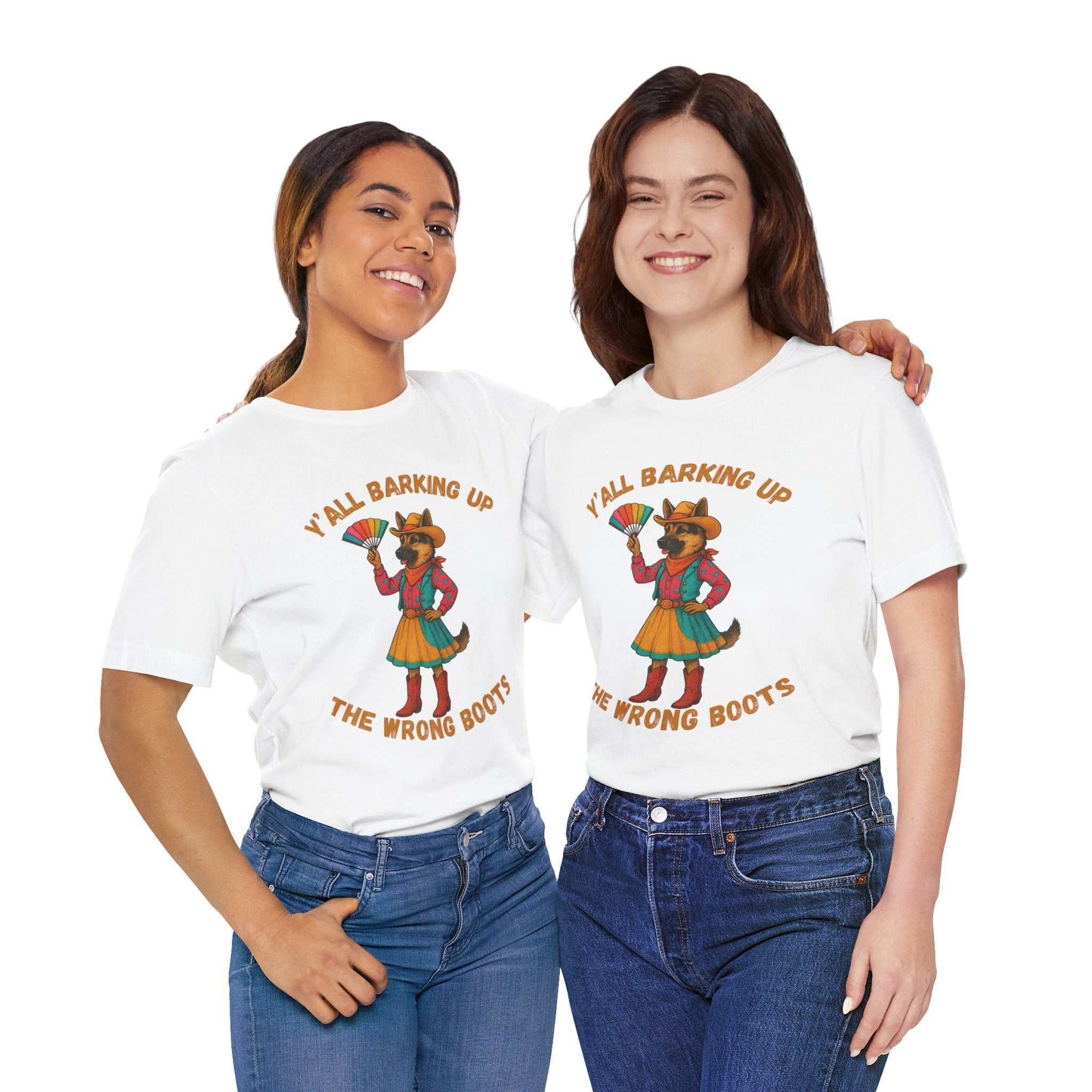 Funny Dog Tee- Unisex Jersey Short Sleeve Tee - Fantasy Dog Portraits