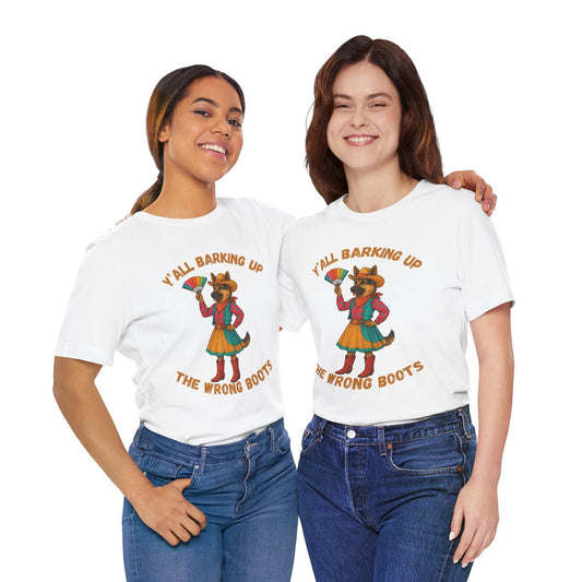 Funny Dog Tee- Unisex Jersey Short Sleeve Tee - Fantasy Dog Portraits