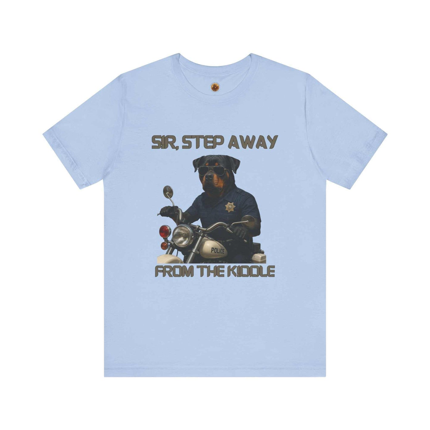 Funny Dog Police Tee, Unisex Humor Shirt, Gift for Dog Lovers, Pet Owner Humor, Casual Wear, Novelty T-Shirt - Fantasy Dog Portraits