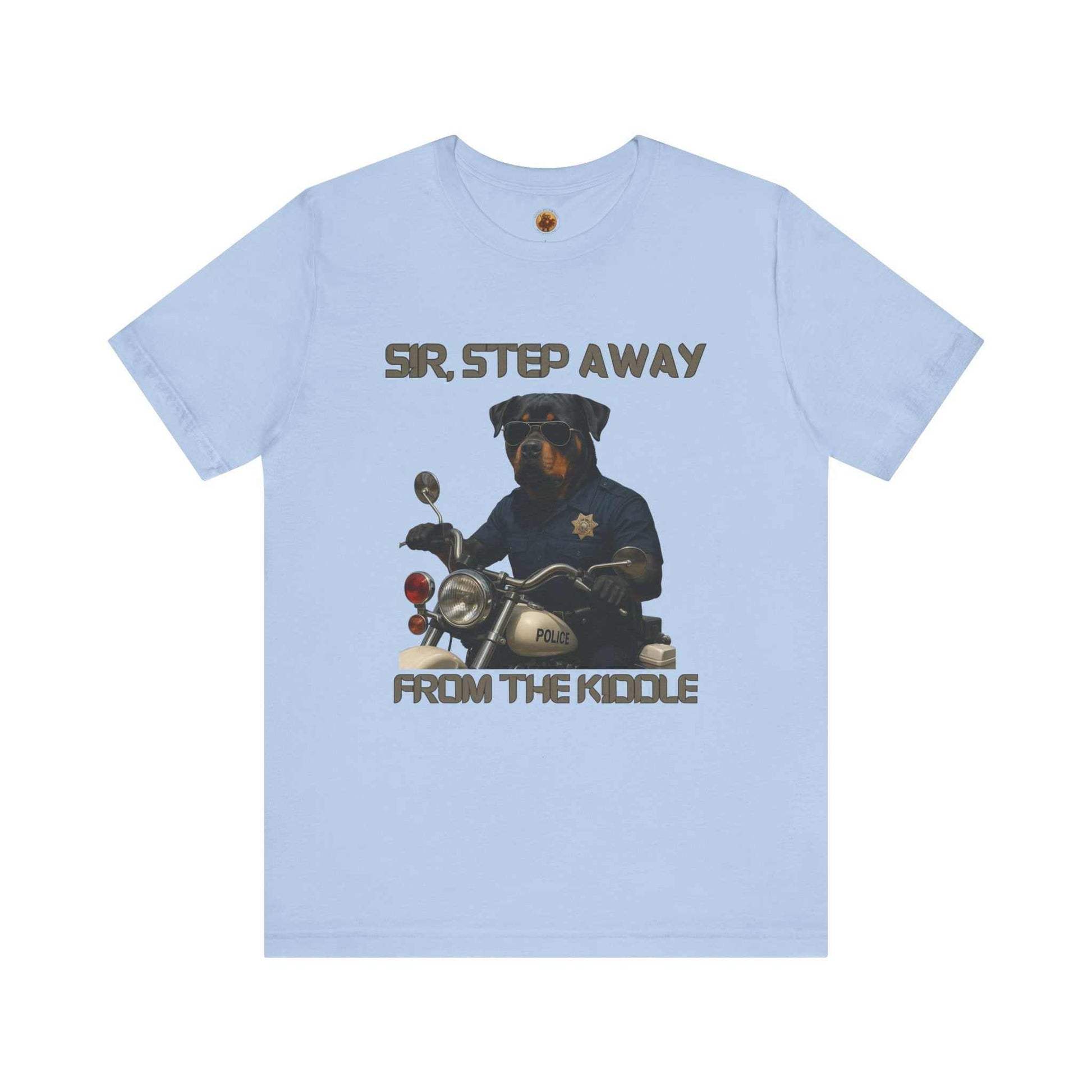 Funny Dog Police Tee, Unisex Humor Shirt, Gift for Dog Lovers, Pet Owner Humor, Casual Wear, Novelty T-Shirt - Fantasy Dog Portraits