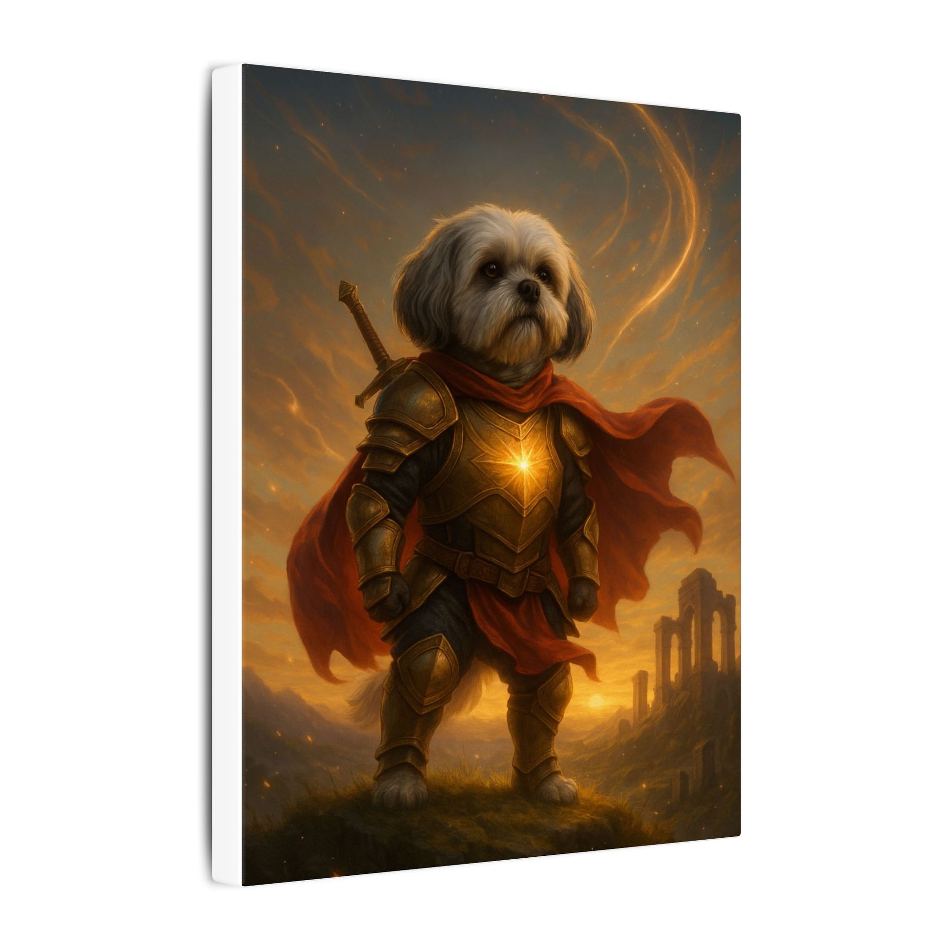 Shih Tzu Sentinel-Fantasy Dog Portraits - Fantasy Dog Portraits