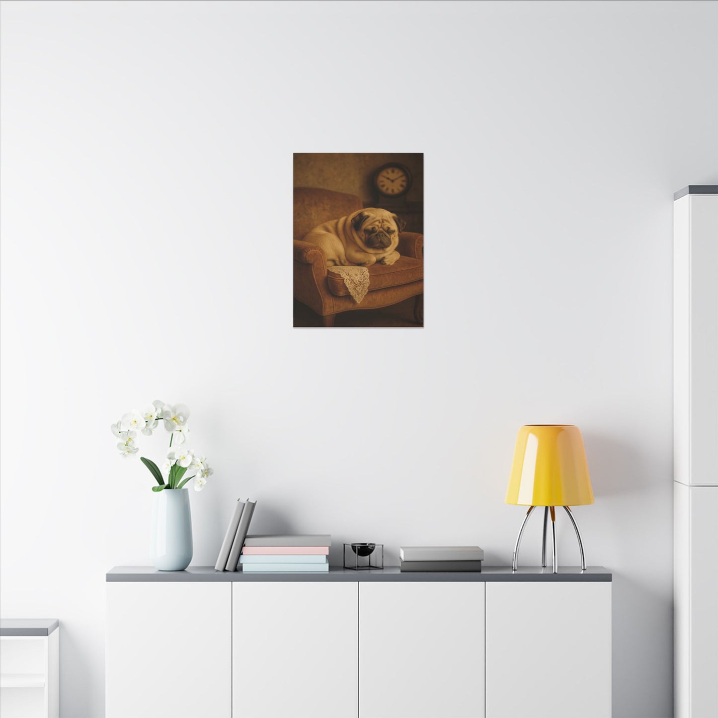 Pug's Perfect Moment-Fantasy Dog Portraits - Fantasy Dog Portraits